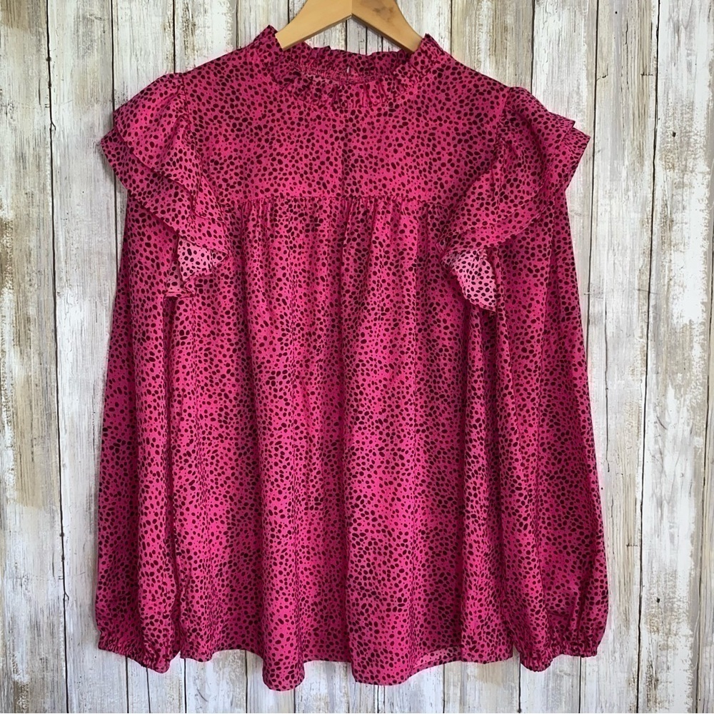 Jodifl Pink Dot Blouse
